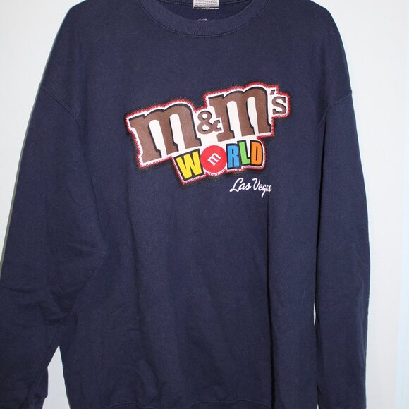 Blue, Large vintage M&M's crewneck - Picture 1 of 2